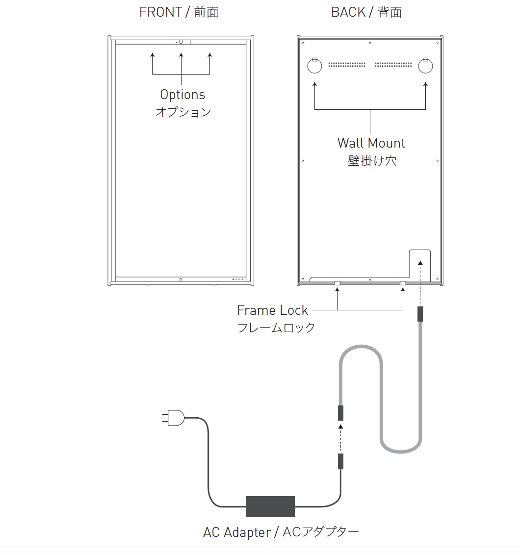 アトモフウィンドウ2 本体＋電源アダプター Atmoph Window 2 忘れた頃に到着した、世界の窓「Atmoph Window 2」 | トリニティ